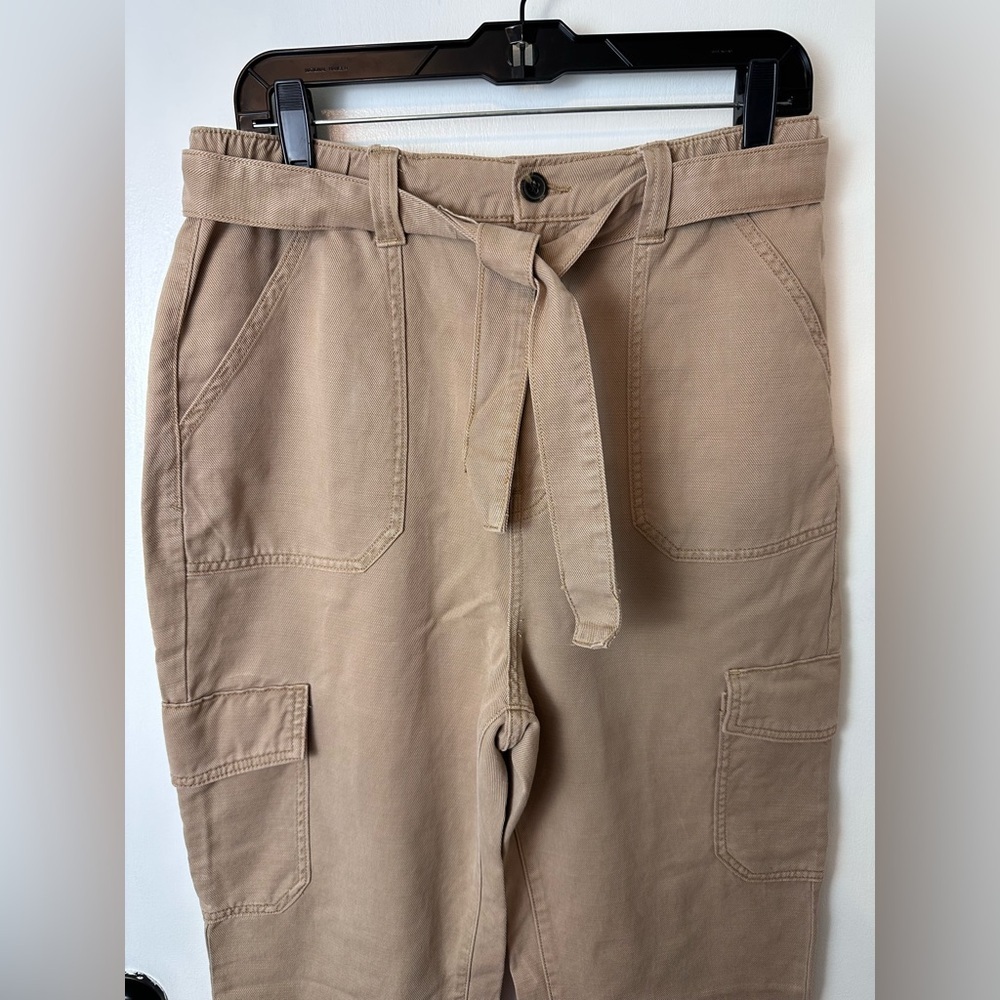 a.n.a Womens High Rise Straight Cargo Pants Size 12 #1671 - Picture 3 of 6